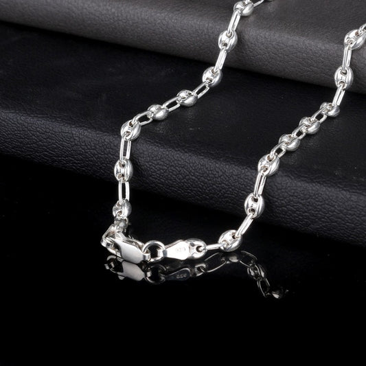 925 Ayar Gümüş Gemici Model Erkek Zinci