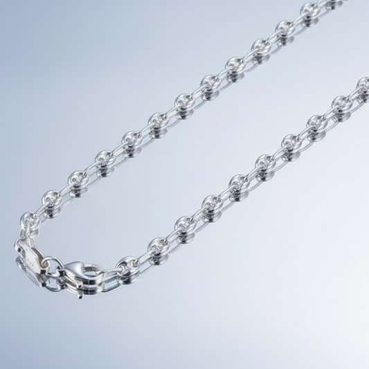 925 Ayar Gümüş Gemici Model Erkek Zinci