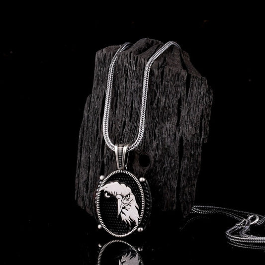 925 Ayar Gümüş Kartal Kolye