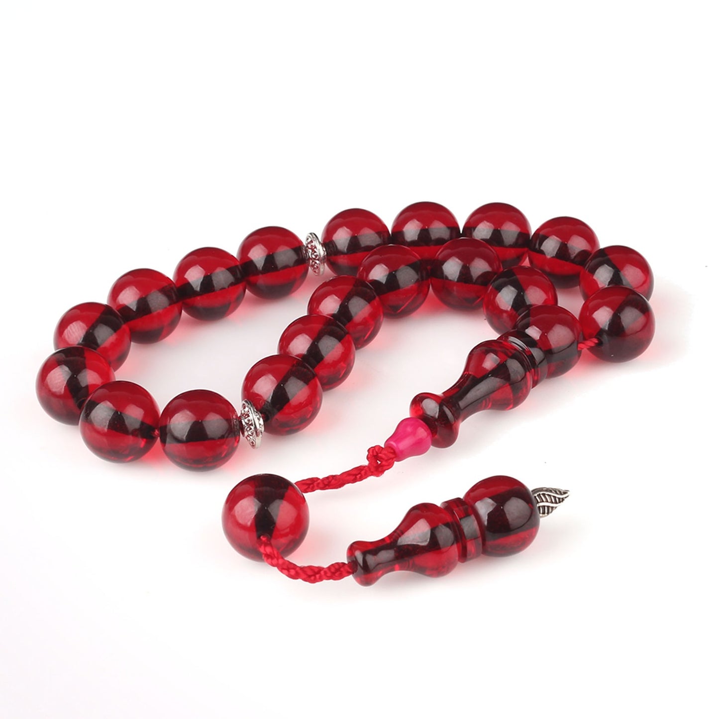 Kırmızı Sistemli Maskot Boy Ateş Kehribar Tesbih