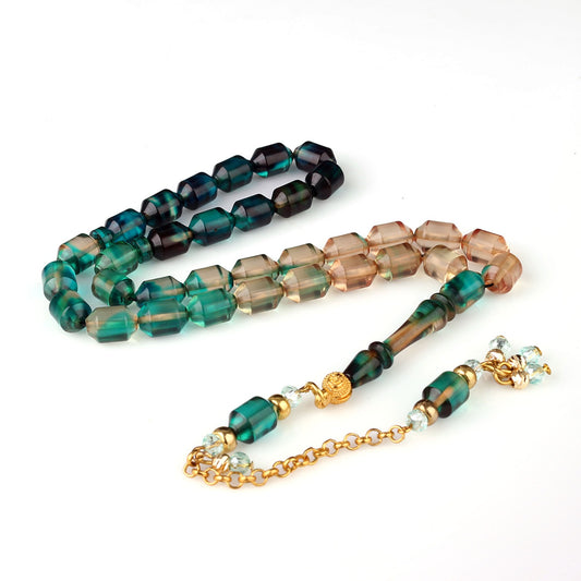 Hareli Model Sıkma Kehribar Tesbih (Bafon Püsküllü)