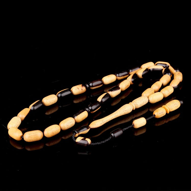 Kapsül Kesim Sistemli Abanoz Ağacı Tesbih