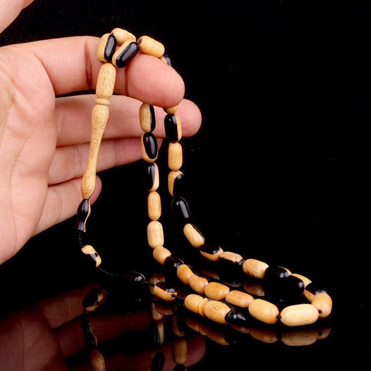 Kapsül Kesim Sistemli Abanoz Ağacı Tesbih