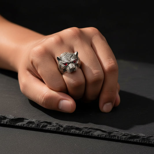 Bague Tigre en Argent