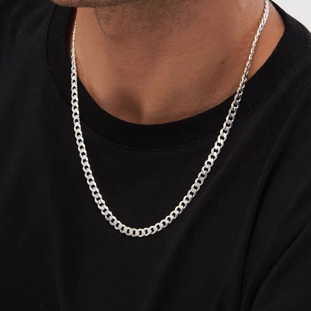 Chaîne Gurmet 6 mm - 925 argent sterling