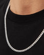 Chaîne Gurmet 5 mm - 925 argent sterling