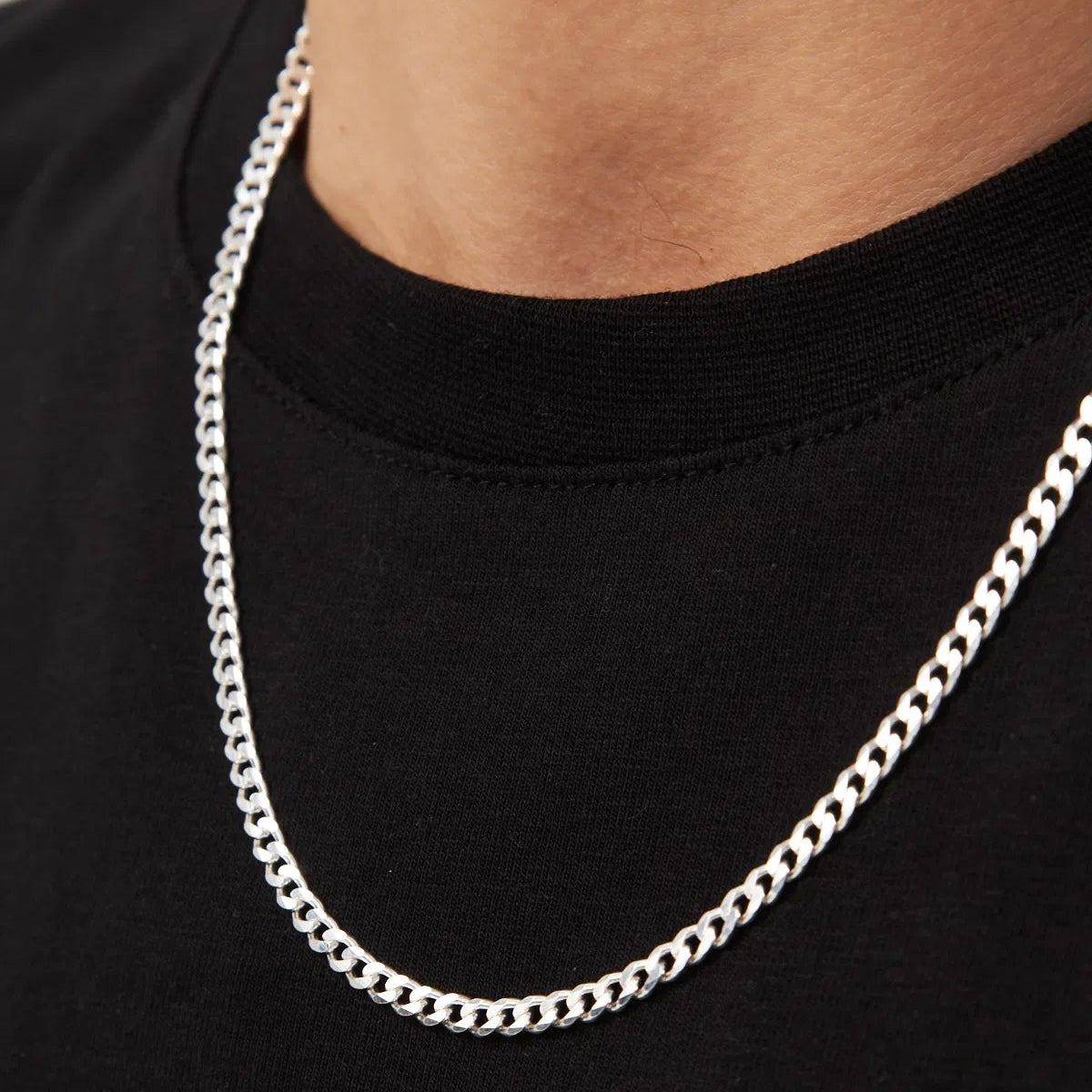 Chaîne Gurmet 5 mm - 925 argent sterling