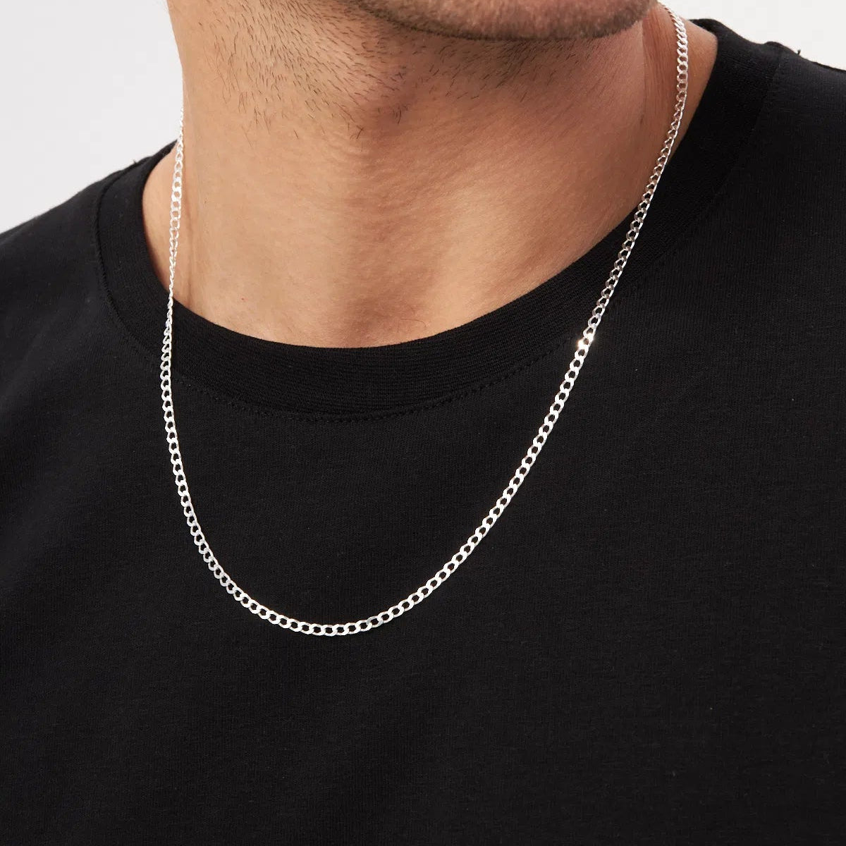 Chaîne Gurmet 3 mm - 925 argent sterling
