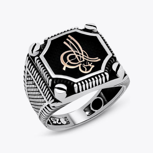 Osmanlı Tuğralı Gümüş Yüzük