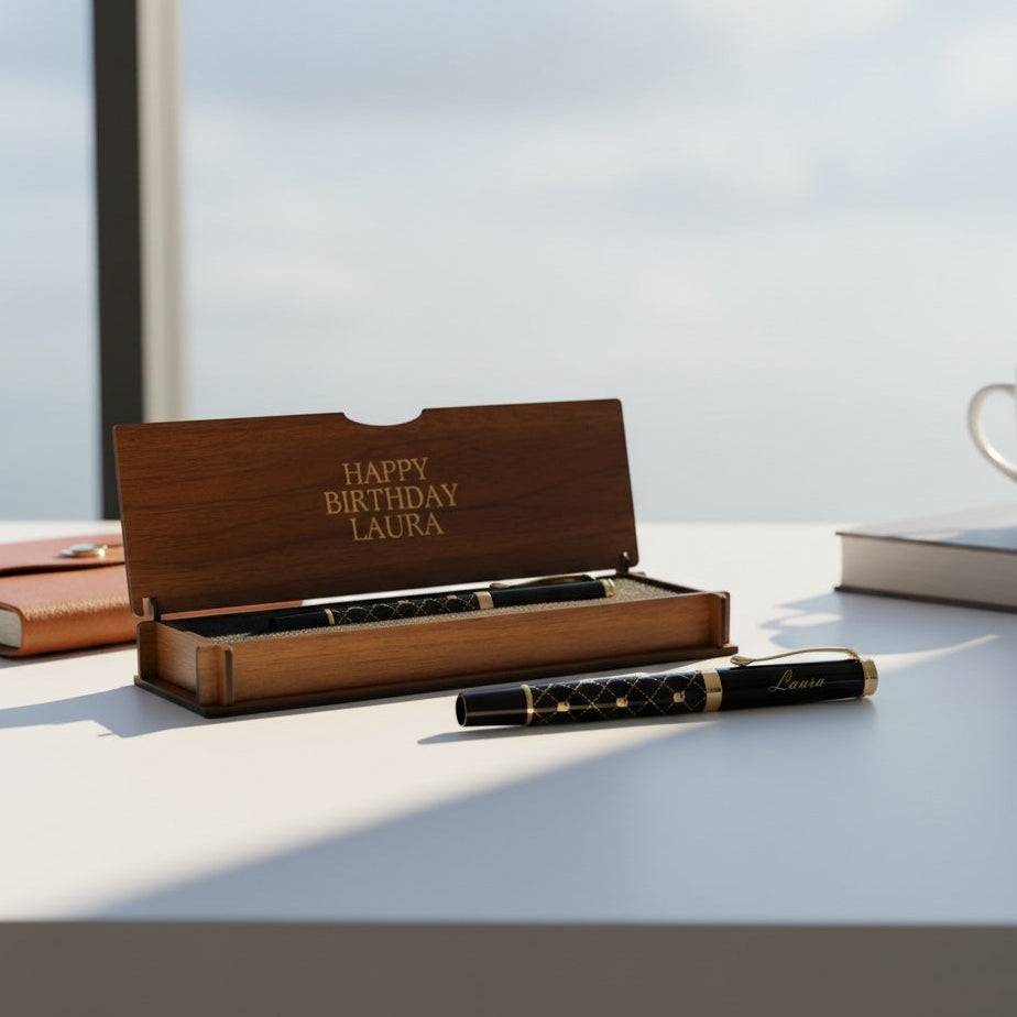 Kugelschreiber Schreibset Gravur in Geschenkbox
