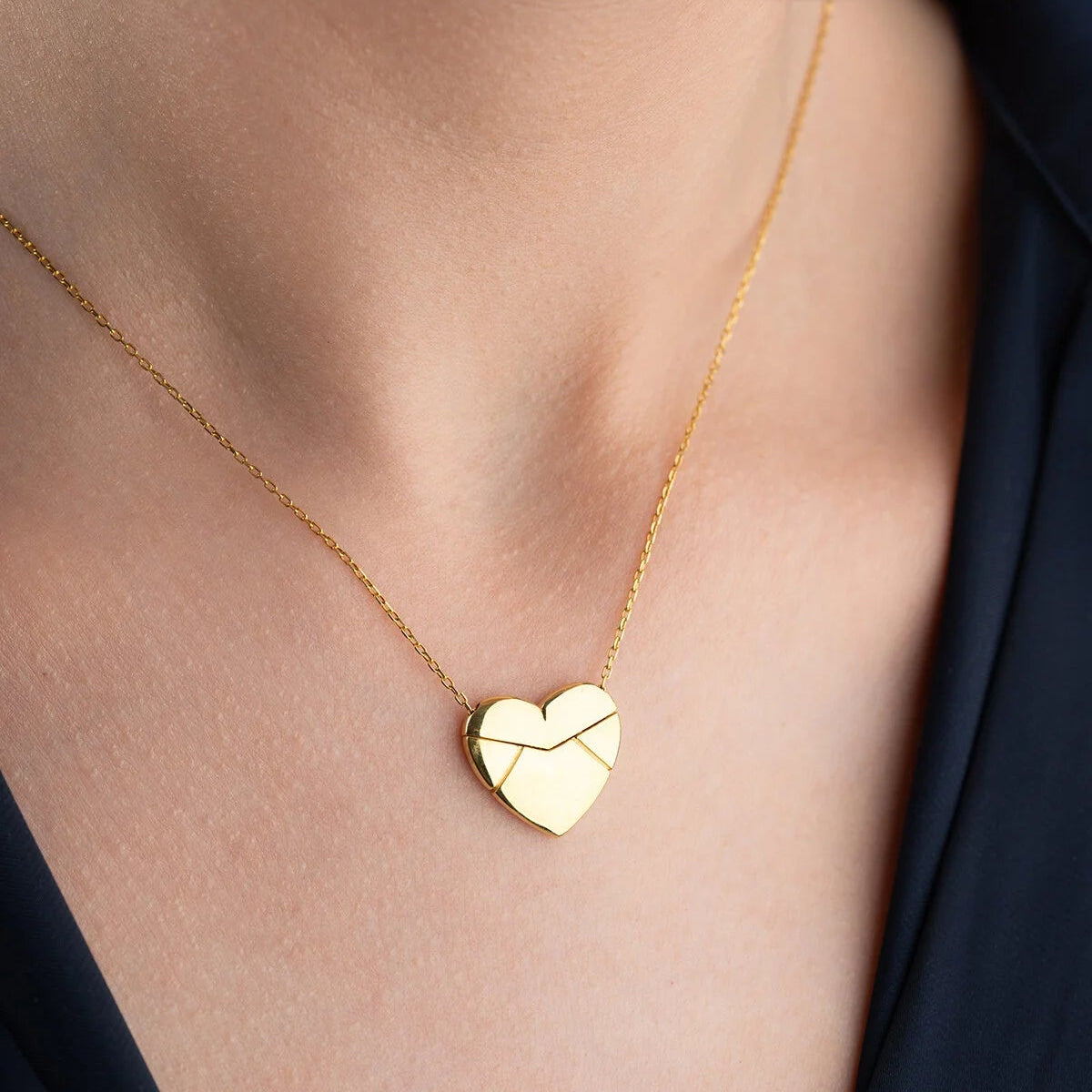 Collier Prénom Coeur En Argent Sterling 925