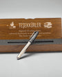 REMERCIEMENTS AVEC UN MESSAGE SUR ROLLER Personnalisé - Boîte en bois