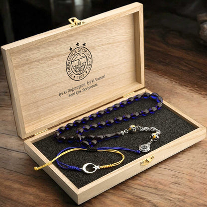 Yellow Navy Blide Fire AYYILDIZ BRACELET COMBINE