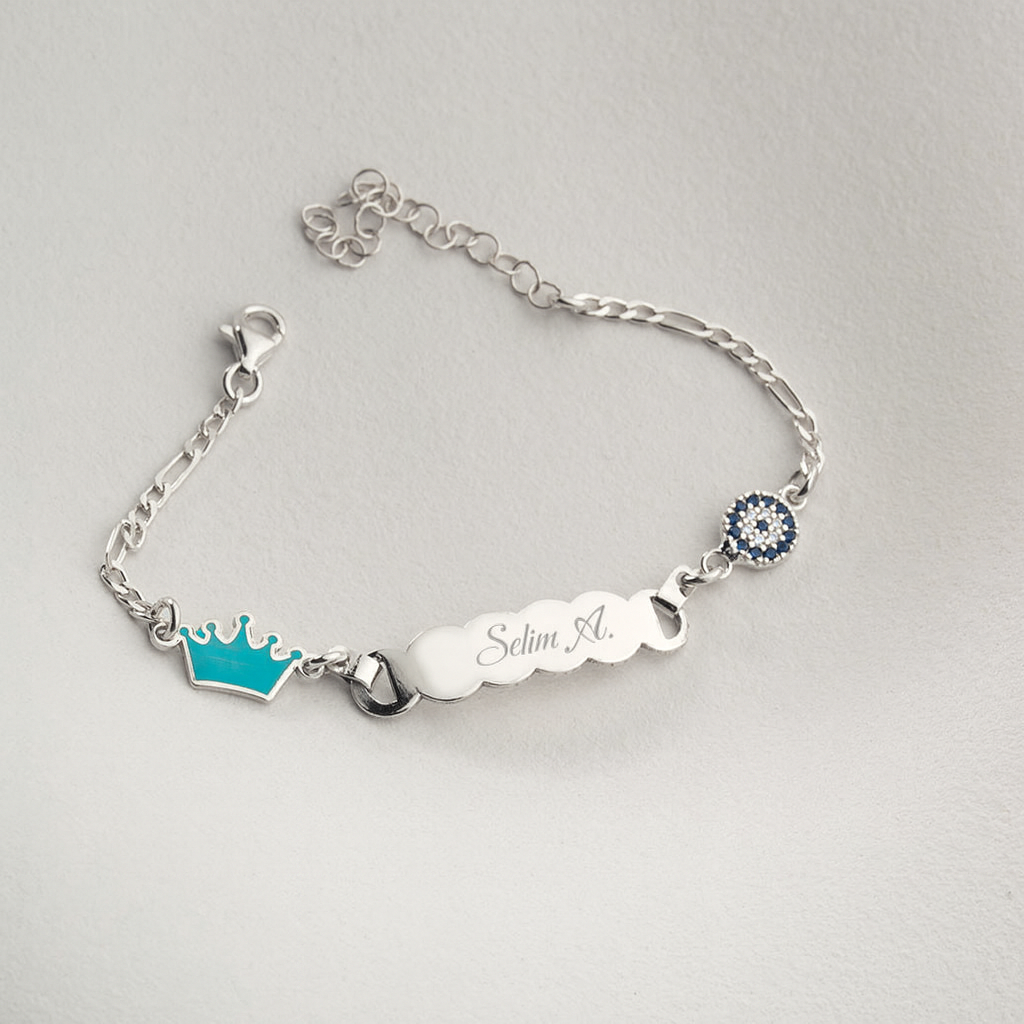 Personalized Children's Bracelet - 925 Sterling Silver