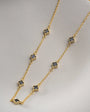 MidnightClover 925 - Black Clover Stone Necklace
