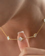 Pureclover 925 - White Clover Stone Necklace 1