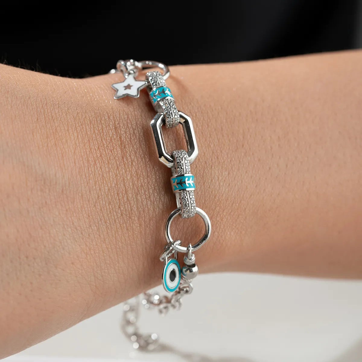 925 Sterling Silver Stone Trend Bracelet