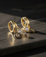 925 Sterling Silver Eye Eye Earrings