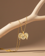 Named mother baby necklace - 925 sterling silver