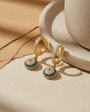 925 Sterling Silver Eye Eye Earrings