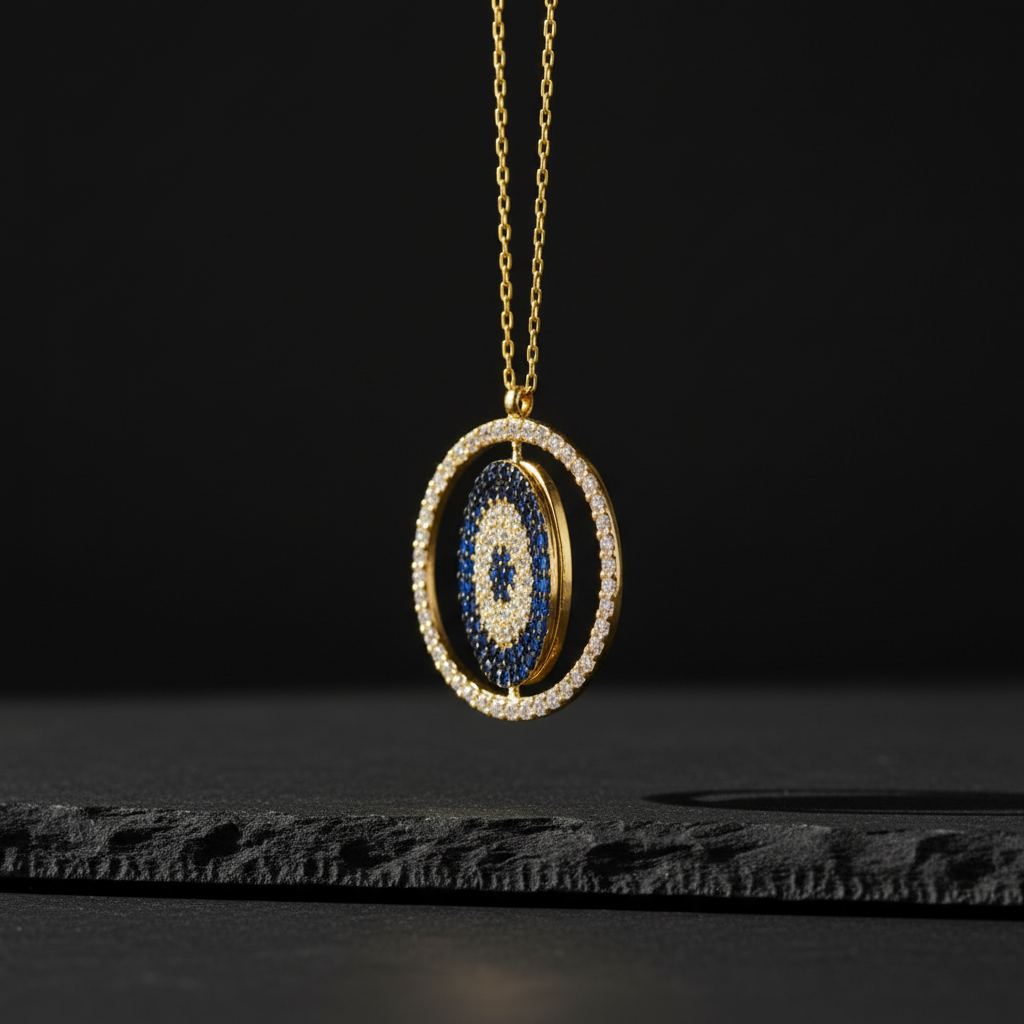 Named double -sided necklace - 925 sterling silver