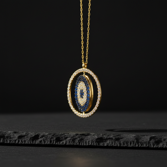 Named double -sided necklace - 925 sterling silver