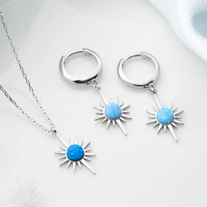 925 Boucles d'oreilles en argent sterling Silver Opal