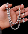 925 Sterling Silver enamel embroidered rosary