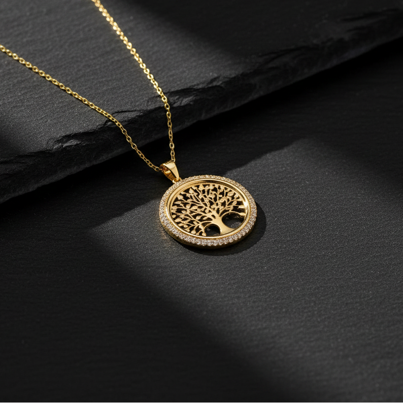 925 Sterling Silver Life Tree Necklace