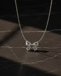 925 Sterling Silver Bow Necklace