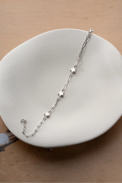 925 Ayar Gümüş Yıldız Bileklik