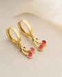 925 Silver Cherry Kids Earrings