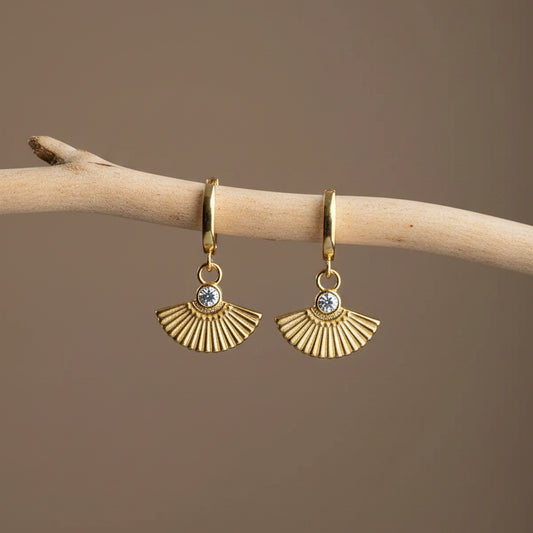 925 Sterling Silver Zircon Stone Earrings