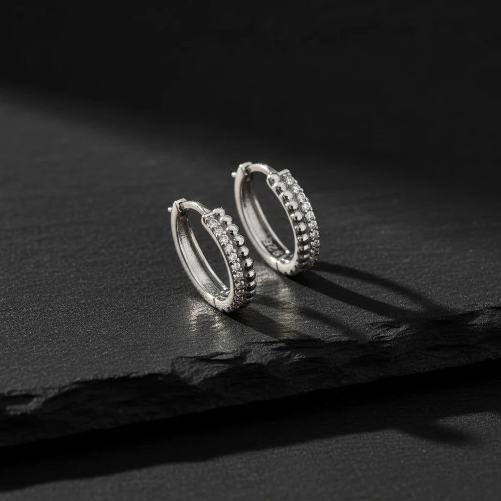 925 Sterling Silver Ring Earrings