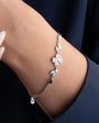 925 Sterling Silver Leaf Clover Bracelet