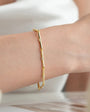 925 Sterling Silver Gold Trend Bracelet