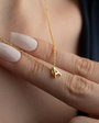 Minimal Letter Necklace - 925 Sterling Silver
