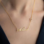 HEART NAME NECKLACE - 925 SET SILVER