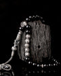 Isim Written Black Fire Amber Rosary - 925 Sterling Silver