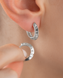 925 Sterling Silver Stone Ring Earrings