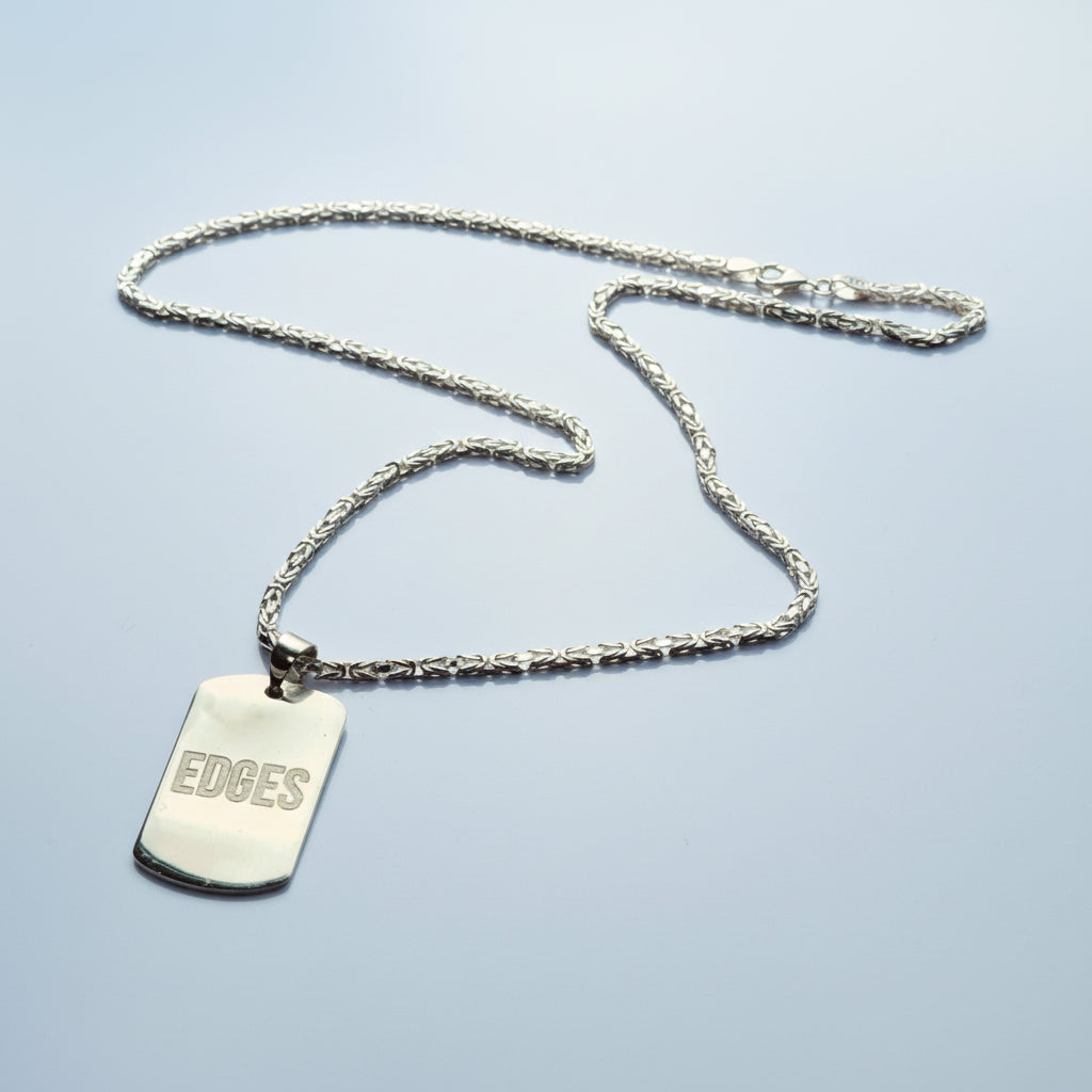2,2 mm 50 cm Le modèle King est 925 Sterling Silver Chain