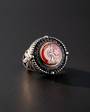 Atatürk Crescent & Star Men's Ring | 925 Sterling Silver