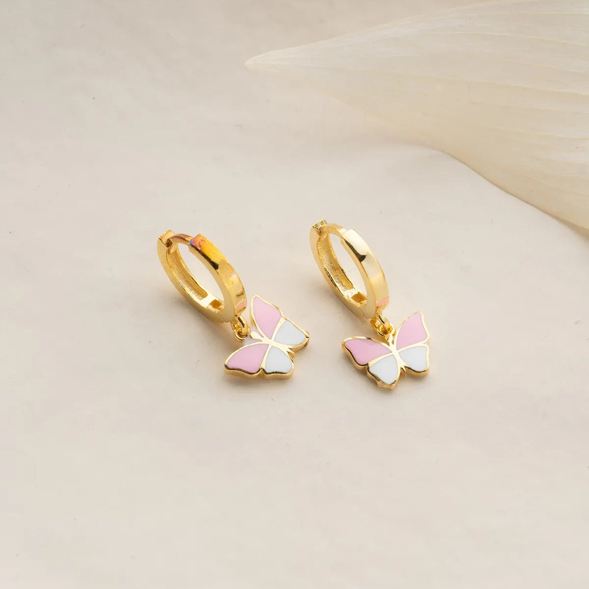 925 Silver Butterfly Kids Earrings