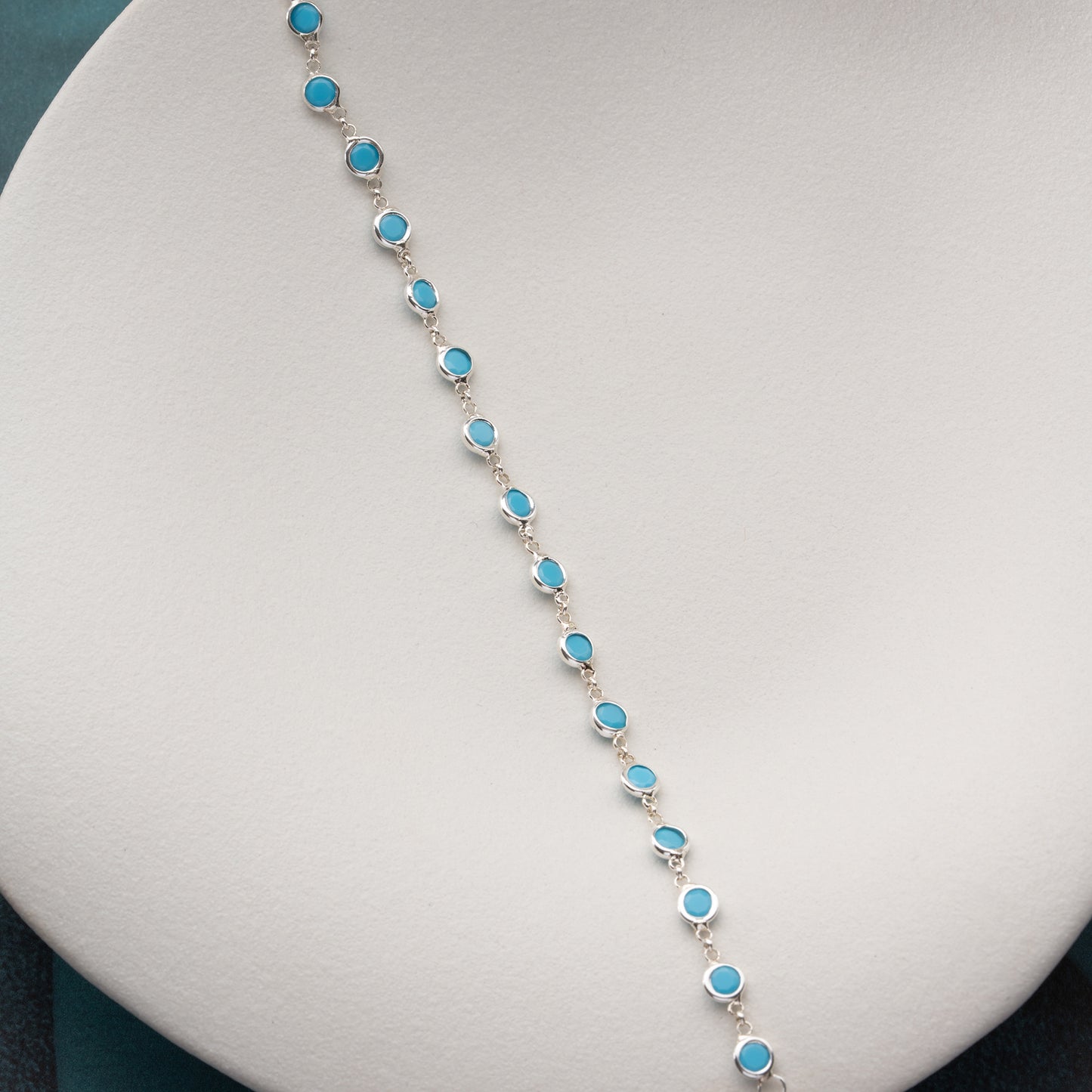 AZURA Turquoise Stone Bracelet | 925 Sterling Silver