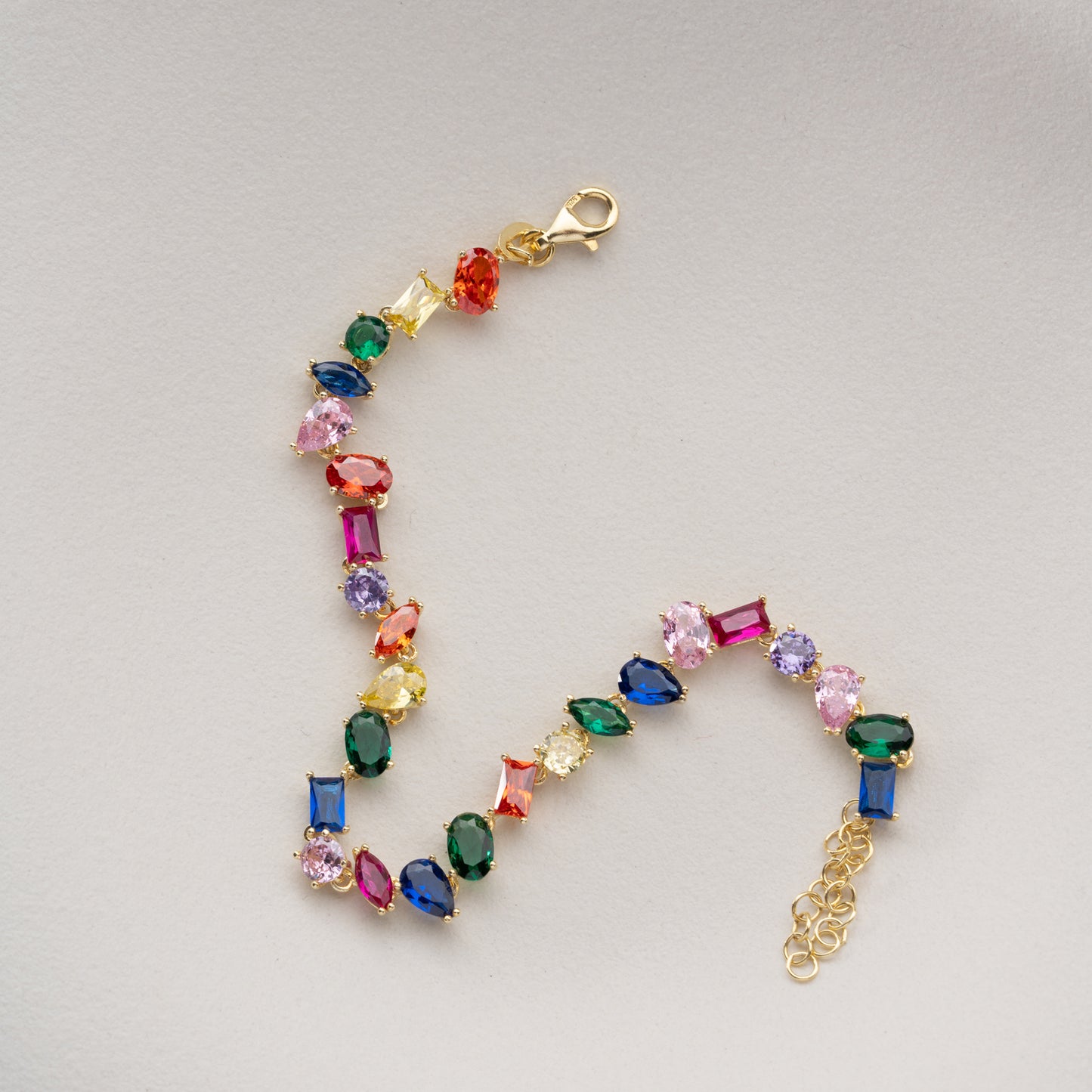 Bracelet KALEIDO Zirconiums Multicolores | Argent 925