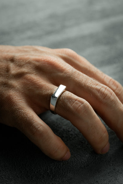 925 Gümüş Minimal Yüzük