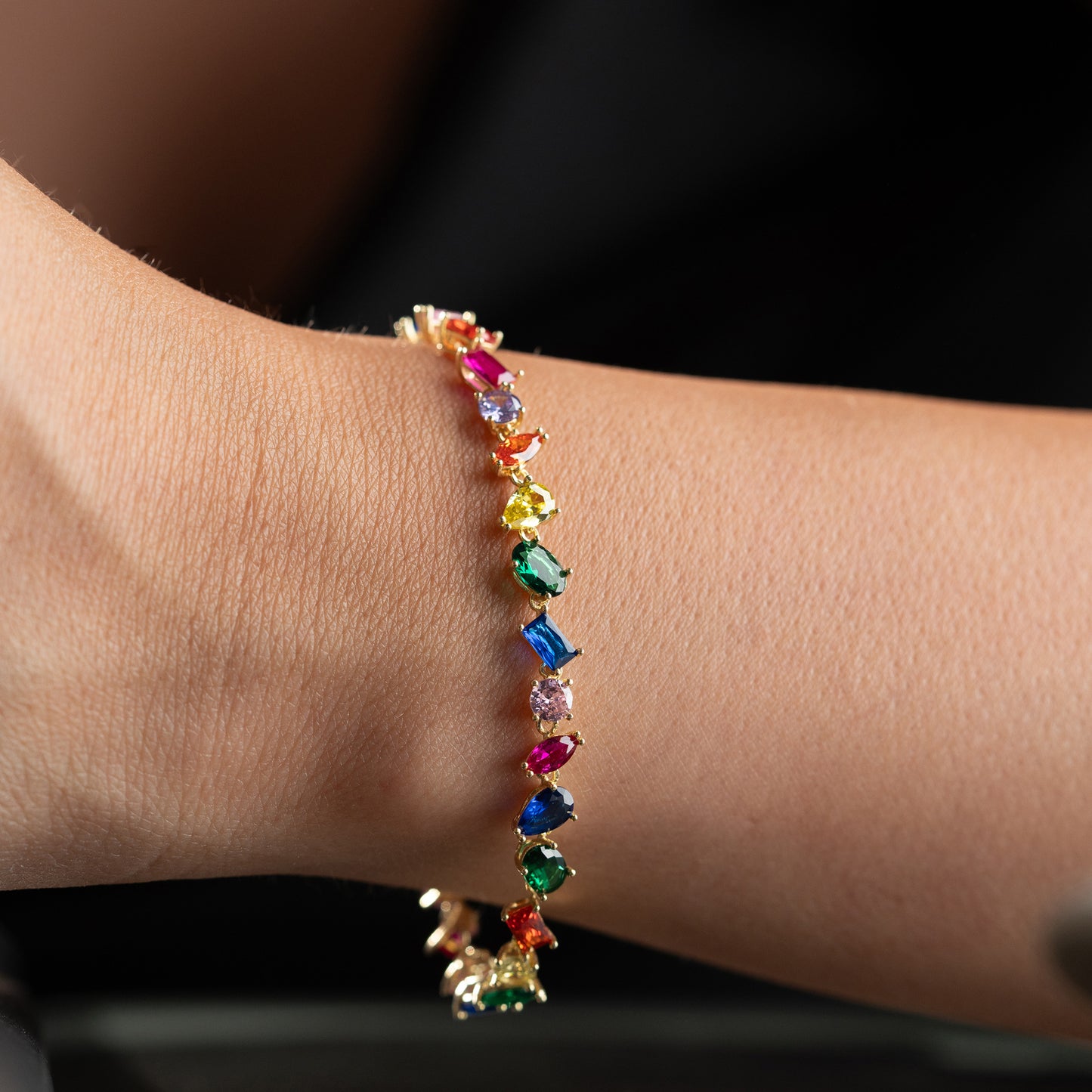 Bracelet KALEIDO Zirconiums Multicolores | Argent 925