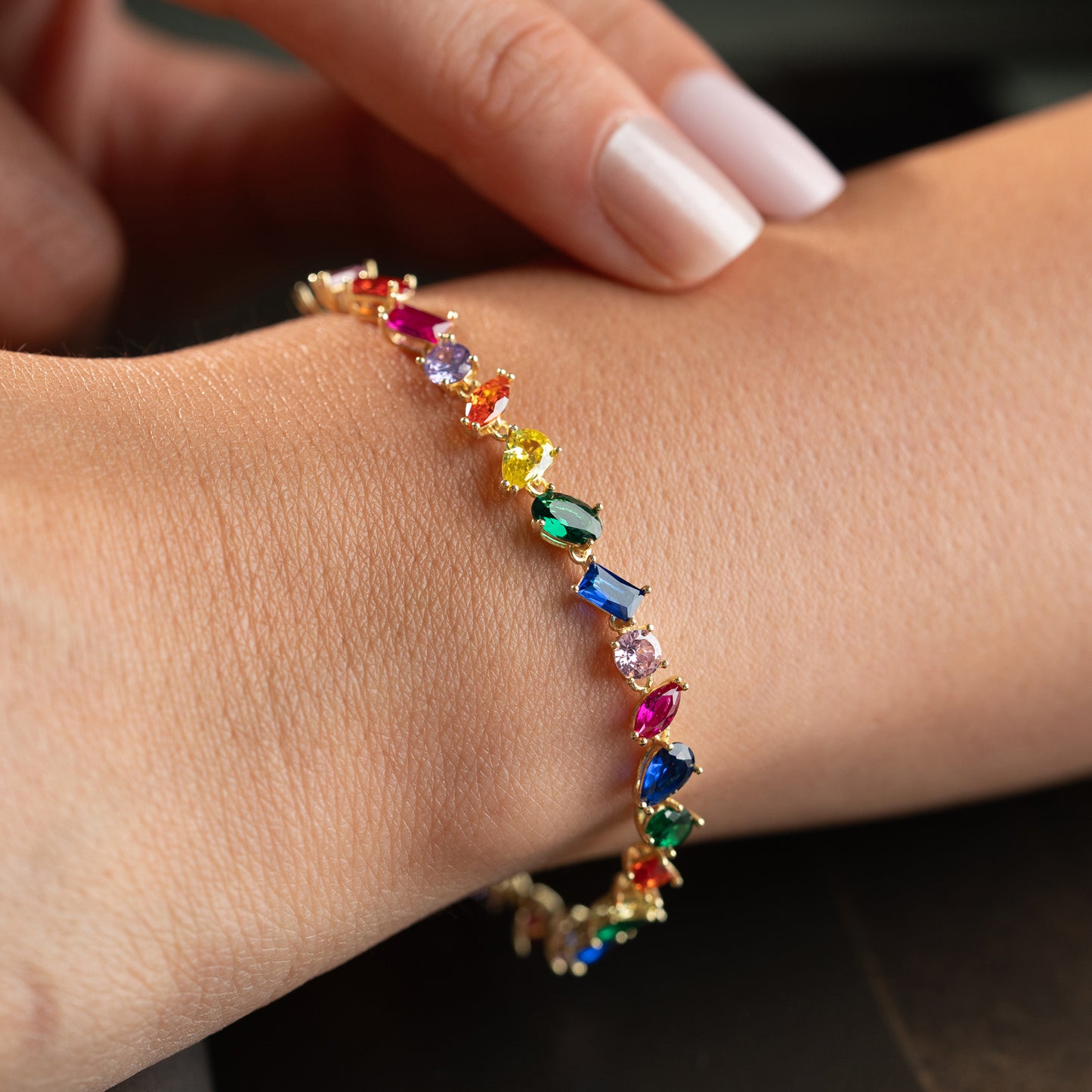 Bracelet KALEIDO Zirconiums Multicolores | Argent 925