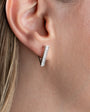 LUMI Baguette Earrings | 925 Sterling Silver