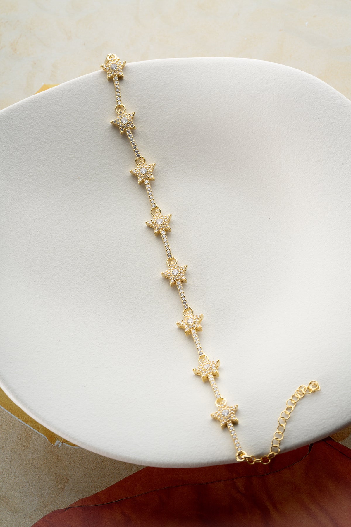 Star Stone Bracelet - 925 Sterling Silver